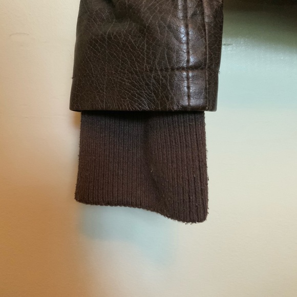 Faux leather bomber jacket - Picture 3 of 3